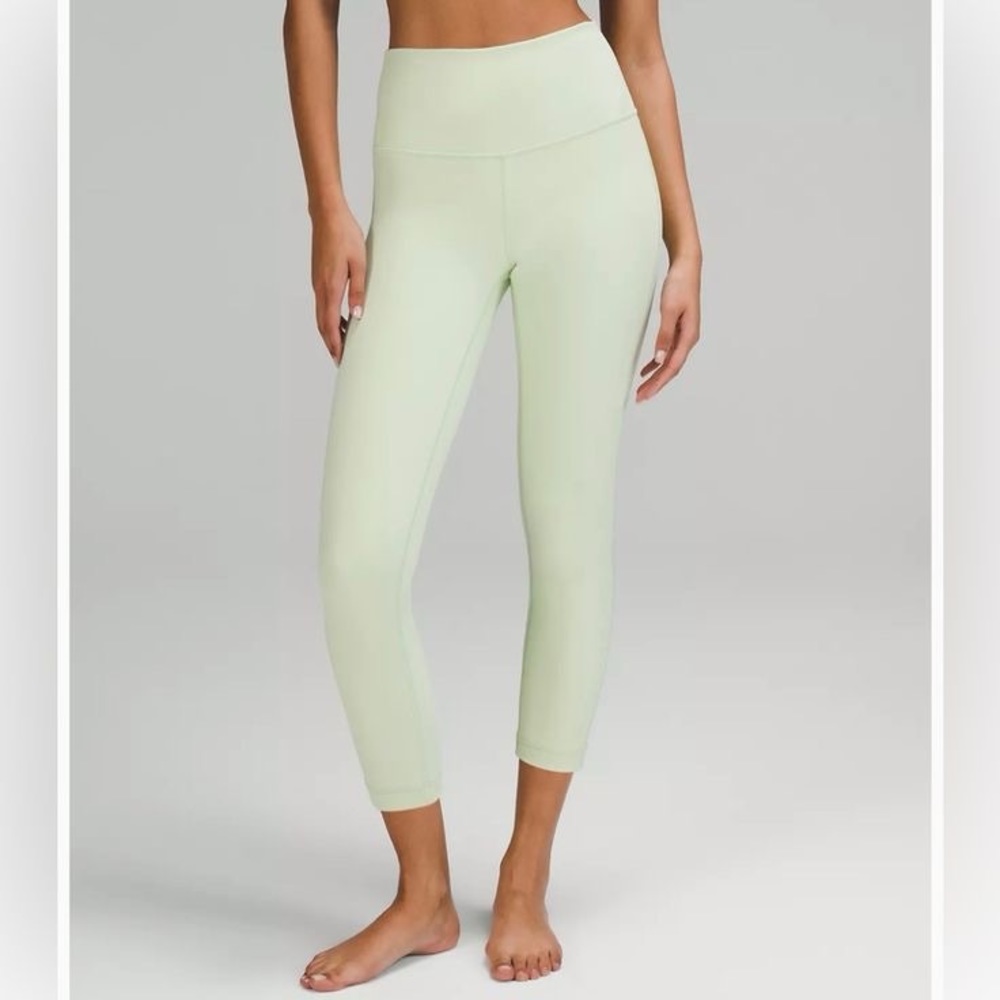 lululemon creamy mint leggings size 4